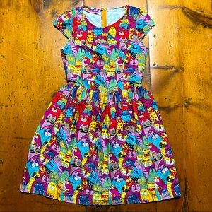 Vintage Laurel Burch cat dress small